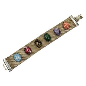 Vintage SARAH COVENTRY "SONNET" 1974 Mesh Bracelet